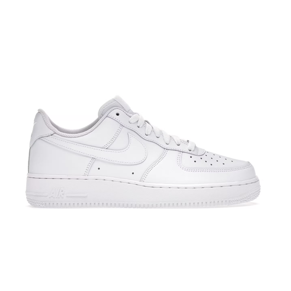 Nike Air Force 1 '07 'Triple White' ( premium leather)